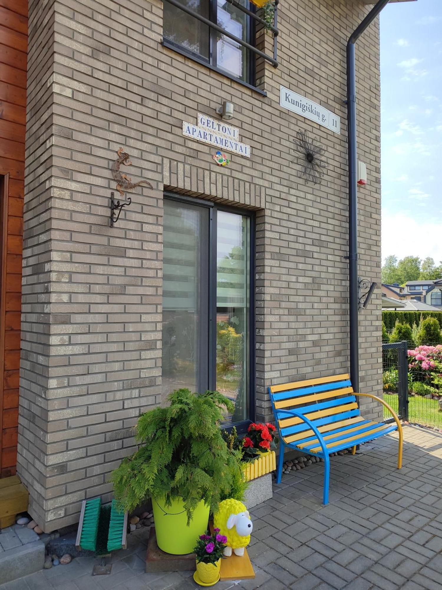 Geltoni Apartamentai Palanga Exterior photo